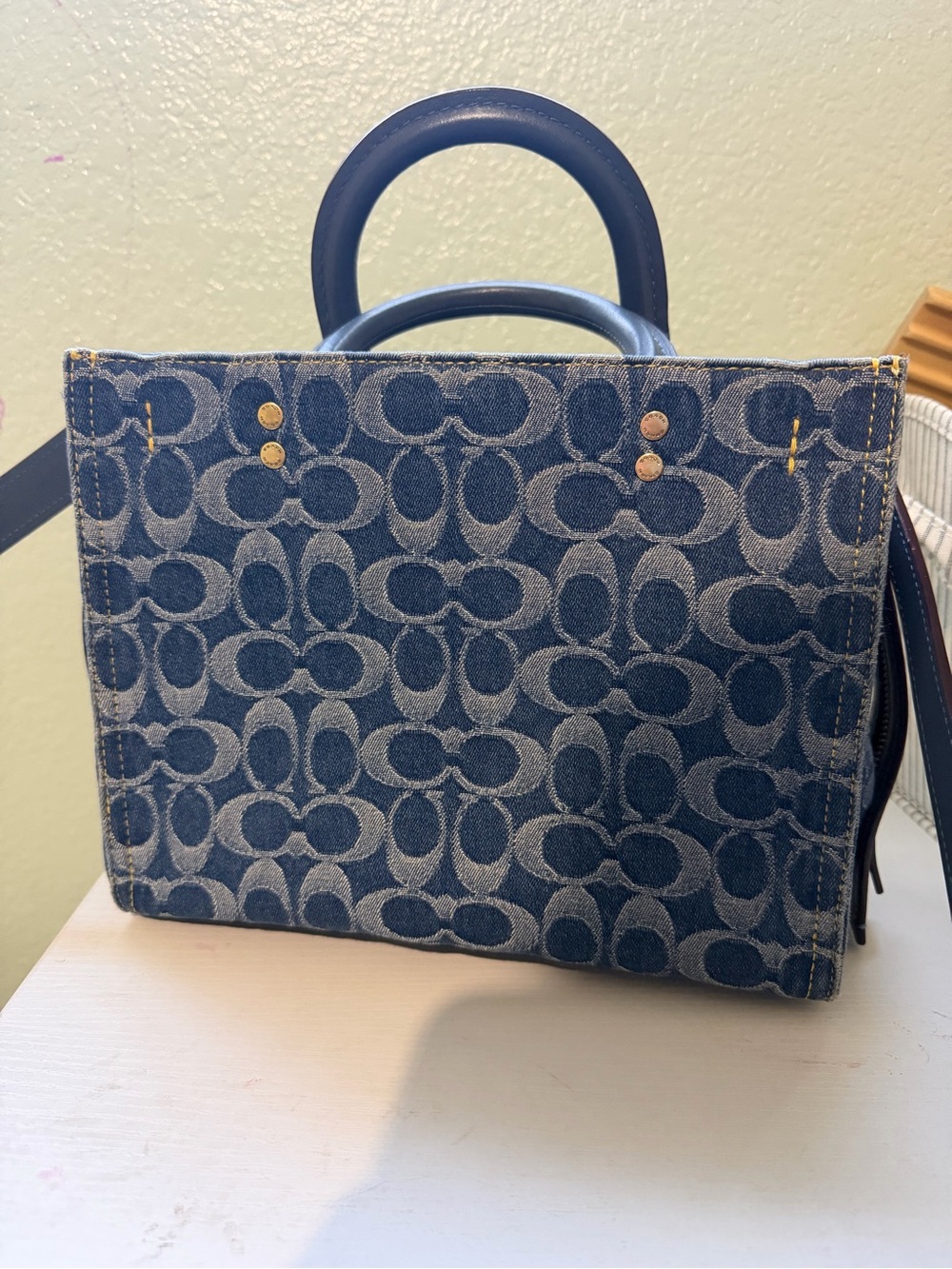 Coach Denim Rogue 25